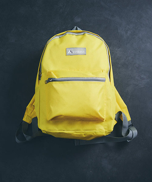 EVEREST（エベレスト）の「【EVEREST/エベレスト】BASIC BACKPACK/ベーシックバックパック（バックパック/リュック・レディース・ホワイト/チャコールグレー/ブラック/ダークグリーン/パープル/ネイビー/ブラウン/グレー/レッド/オリーブ/カーキ/ピンク/ターコイズブルー/ブルー/ライトピンク/ダークパープル/ブルーグリーン/レモンイエロー/ライトグリーン/コーラルピンク/イエロー/ライム/オレンジ/アクア/オレンジ系その他/エメラルド/ピンク系その他・FREE）」の20枚目の写真