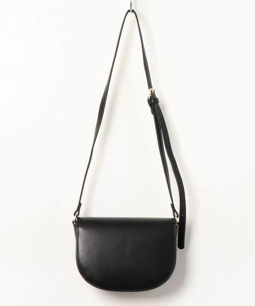 LOWRYS FARM（ローリーズファーム）の「ハーフムーンショルダーＢＡＧ　823131（ショルダーバッグ・レディース・ブラック/ブラウン/オフホワイト・FREE）」の4枚目の写真