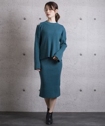 【Jewelobe/ ジュエローブ】 肩あきニットセットアップ