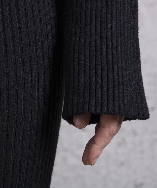 LUGG NAGG(ラグナグ)の「【Jewelobe/ ジュエローブ】 肩あきニットセットアップ(ワンピース・レディース・ブラック/ベージュ/ブルー・FREE)」の6枚目の写真