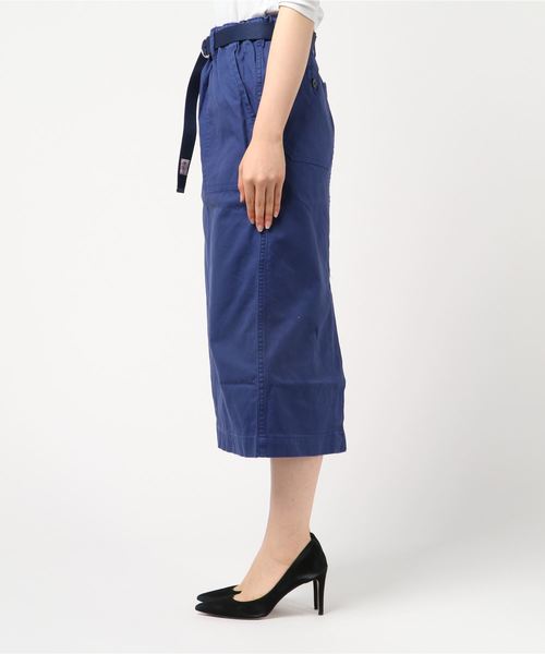 DANTON（ダントン）の「【DANTON / ダントン】FRENCH WORK SERGE SKIRT（スカート・レディース・ベージュ/ブルー・36）」の3枚目の写真