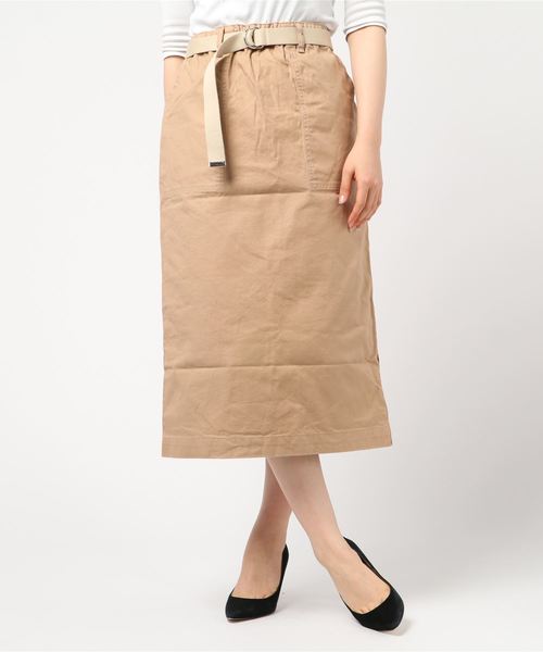 DANTON（ダントン）の「【DANTON / ダントン】FRENCH WORK SERGE SKIRT（スカート・レディース・ベージュ/ブルー・36）」の5枚目の写真