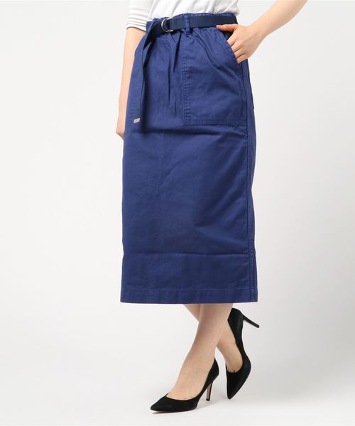 DANTON（ダントン）の「【DANTON / ダントン】FRENCH WORK SERGE SKIRT（スカート・レディース・ベージュ/ブルー・36）」の6枚目の写真