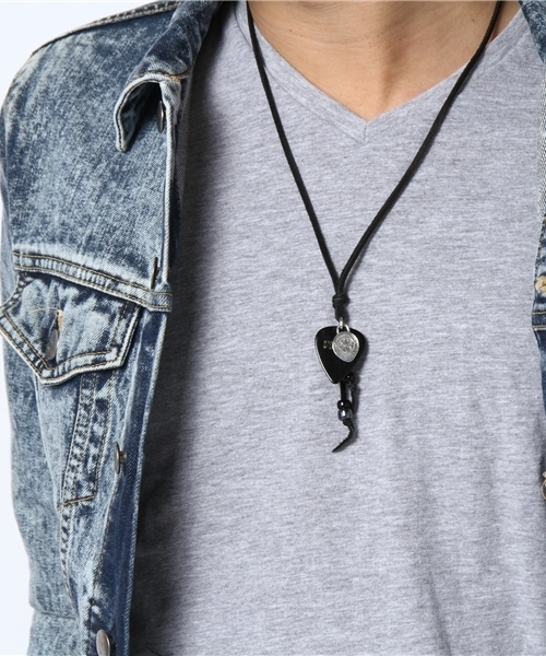 ネックレス/ピック/レザー/ブラック（ネックレス）｜VIVIFY（ビビファイ）