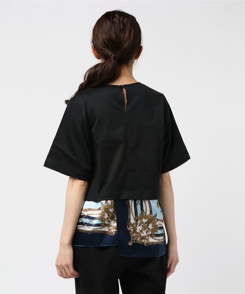 traumerei トロイメライ スカーフドッキングTee traumerei トロイメライ スカーフドッキングTee