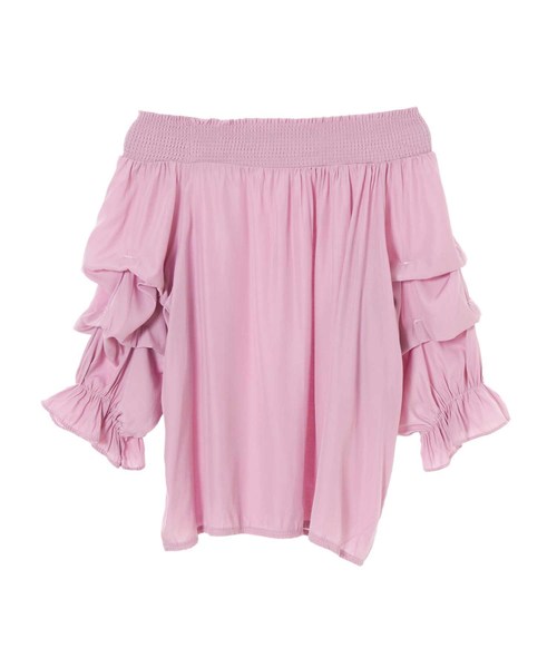 fifth（フィフス）の「ボリュームスリーブオフショルブラウス（シャツ/ブラウス・レディース・パープル/ホワイト/ブラック・MEDIUM）」の10枚目の写真