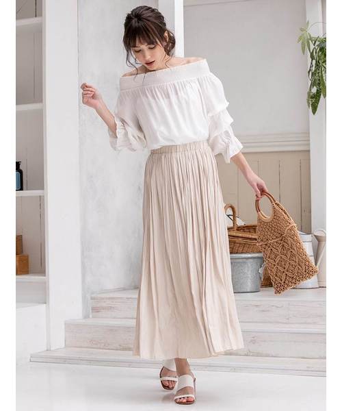 fifth（フィフス）の「ボリュームスリーブオフショルブラウス（シャツ/ブラウス・レディース・パープル/ホワイト/ブラック・MEDIUM）」の12枚目の写真