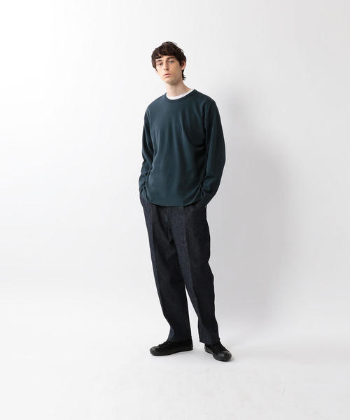 BATONER（バトナー）の「＜BATONER＞ SMOOTH LONG SLEEVE TEE/Tシャツ