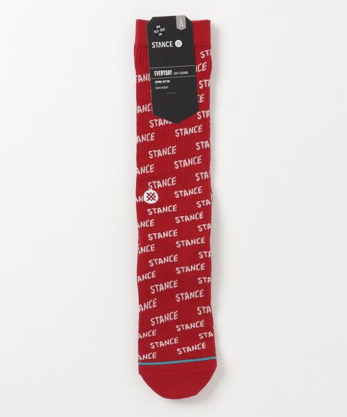 STANCE(スタンス)の「STANCE/スタンス ソックス REPEAT M546D18REP(ソックス/靴下・メンズ・ホワイト/ブラック/レッド・L)」の5枚目の写真