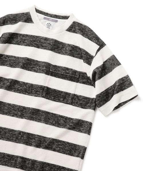 SHIPS(シップス)の「SU: ヨーロピアンリネン ボックス ポケット Tシャツ(Tシャツ/カットソー・メンズ・ブラック/ネイビー/グレー/グリーン・SMALL/MEDIUM/LARGE)」の1枚目の写真