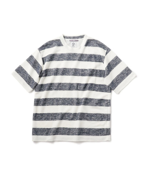 SHIPS(シップス)の「SU: ヨーロピアンリネン ボックス ポケット Tシャツ(Tシャツ/カットソー・メンズ・ブラック/ネイビー/グレー/グリーン・SMALL/MEDIUM/LARGE)」の9枚目の写真
