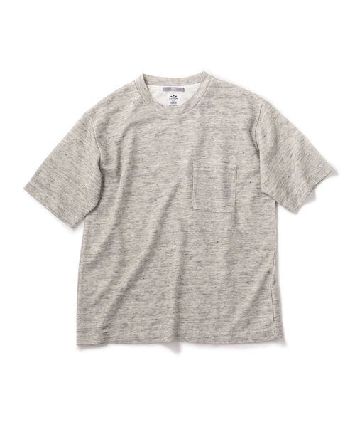 SHIPS(シップス)の「SU: ヨーロピアンリネン ボックス ポケット Tシャツ(Tシャツ/カットソー・メンズ・ブラック/ネイビー/グレー/グリーン・SMALL/MEDIUM/LARGE)」の7枚目の写真