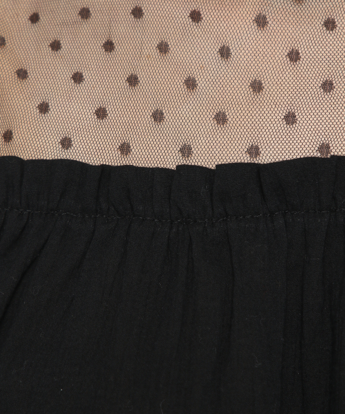 Heather(ヘザー)の「チュールキリカエブラウス 839765(シャツ/ブラウス・レディース・ホワイト/ブラック/ベージュ・FREE)」の15枚目の写真