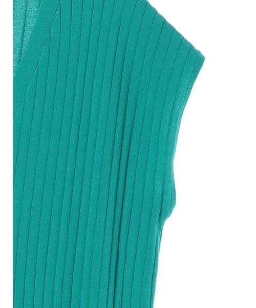 YECCA VECCA（イェッカヴェッカ）の「・UVカットウォッシャブル2wayワンピース●（ワンピース・レディース・ブラック/ブラウン/オフホワイト/グリーン・FREE）」の10枚目の写真