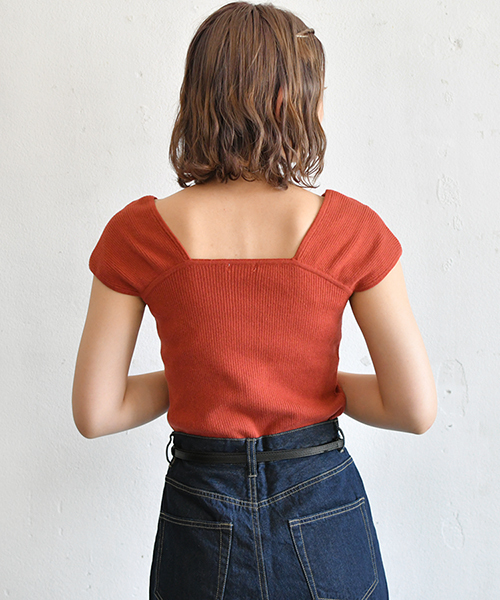 PairPair(ペアペア)の「リブニットビスチェ(ニット/セーター・レディース・ブラック/ベージュ/オレンジ系その他・FREE)」の10枚目の写真