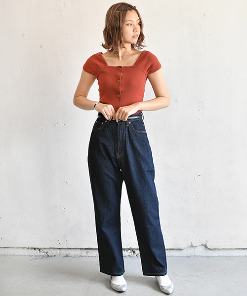 PairPair(ペアペア)の「リブニットビスチェ(ニット/セーター・レディース・ブラック/ベージュ/オレンジ系その他・FREE)」の20枚目の写真