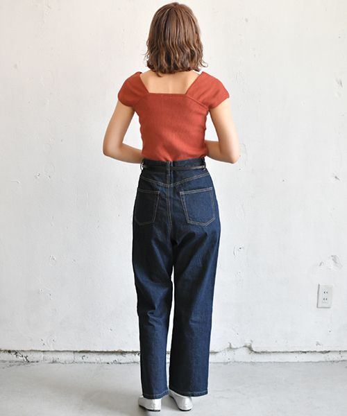 PairPair(ペアペア)の「リブニットビスチェ(ニット/セーター・レディース・ブラック/ベージュ/オレンジ系その他・FREE)」の14枚目の写真