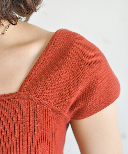 PairPair(ペアペア)の「リブニットビスチェ(ニット/セーター・レディース・ブラック/ベージュ/オレンジ系その他・FREE)」の17枚目の写真