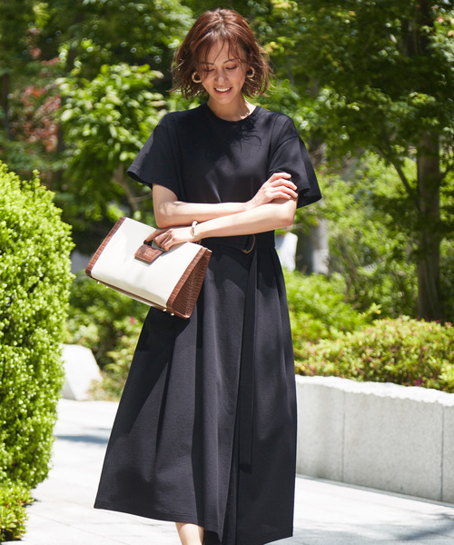 セール ワンピース ラスティックカットワンピース ワンピース ワンピース Qualite カリテ のファッション