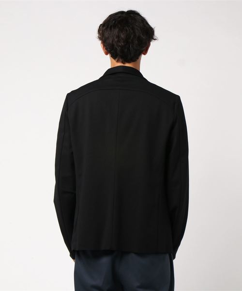 ATTACHMENT（アタッチメント）の「Ry/Nyストレッチポンチ　３Bジャケット（テーラードジャケット・メンズ・グレー系その他/ブラック・2/3/1）」の4枚目の写真