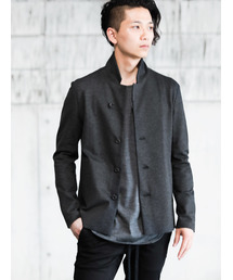 ATTACHMENT | Ry/Nyストレッチポンチ　３Bジャケット(テーラードジャケット)