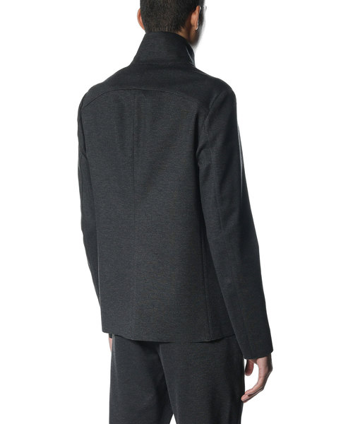 ATTACHMENT（アタッチメント）の「Ry/Nyストレッチポンチ　３Bジャケット（テーラードジャケット・メンズ・グレー系その他/ブラック・2/3/1）」の7枚目の写真
