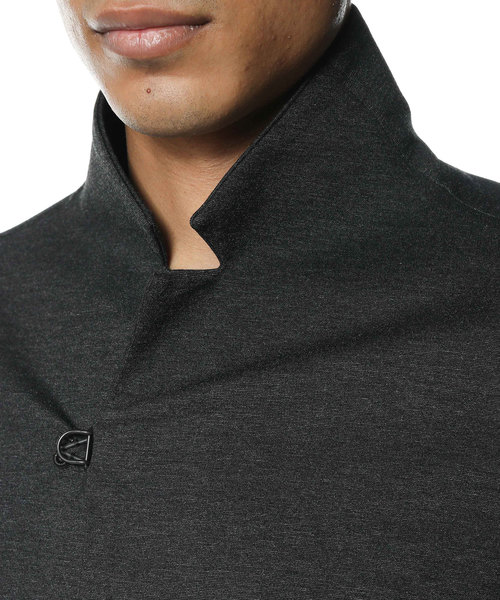 ATTACHMENT（アタッチメント）の「Ry/Nyストレッチポンチ　３Bジャケット（テーラードジャケット・メンズ・グレー系その他/ブラック・2/3/1）」の8枚目の写真