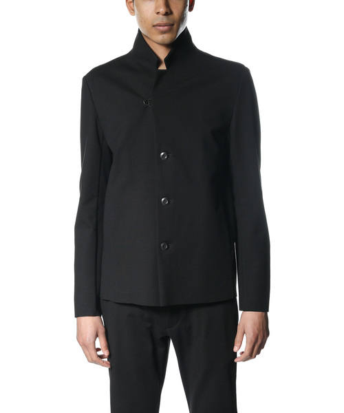 ATTACHMENT（アタッチメント）の「Ry/Nyストレッチポンチ　３Bジャケット（テーラードジャケット・メンズ・グレー系その他/ブラック・2/3/1）」の11枚目の写真