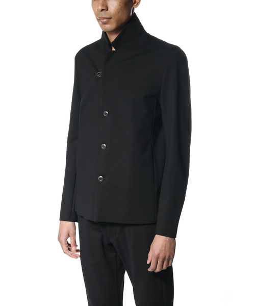 ATTACHMENT（アタッチメント）の「Ry/Nyストレッチポンチ　３Bジャケット（テーラードジャケット・メンズ・グレー系その他/ブラック・2/3/1）」の10枚目の写真