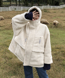 M.P Studios�i�G���s�[�X�g�D�f�B�I�j�́u�yM.P Studios�z�y2019AW�z�r�b�O�V���G�b�g �{�A �t�[�h ���[�g�� �R�[�g�i���[�g���R�[�g�j�v