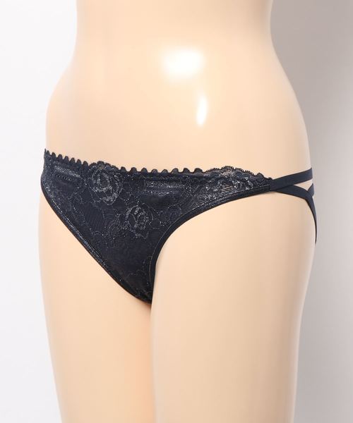 【ANNEBRAバイカラー ③点セット】アンブラ Black + ♡ショーツ Bow ソング（ショーツ）｜ANNEBRA（アンブラ）のファッション
