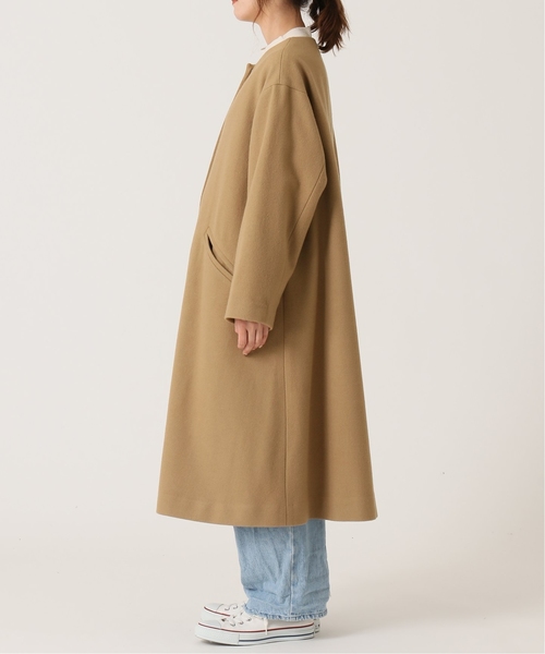 B.C STOCK(ベーセーストック)の「ビシュウメルトンフレアーコート(その他アウター・レディース・ベージュ/ネイビー/カーキ・FREE)」の17枚目の写真