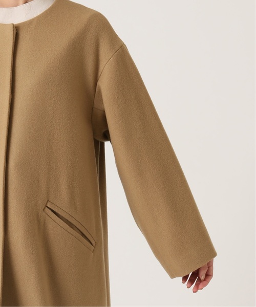 B.C STOCK(ベーセーストック)の「ビシュウメルトンフレアーコート(その他アウター・レディース・ベージュ/ネイビー/カーキ・FREE)」の19枚目の写真