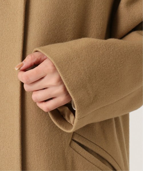 B.C STOCK(ベーセーストック)の「ビシュウメルトンフレアーコート(その他アウター・レディース・ベージュ/ネイビー/カーキ・FREE)」の20枚目の写真