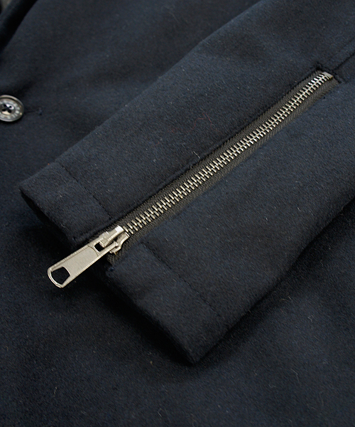 CIAOPANIC（チャオパニック）の「《WEB限定》【1 to 10 people】メルトンチェスターコート（チェスターコート・メンズ・ブラック/ネイビー/キャメル・LARGE/MEDIUM/SMALL）」の6枚目の写真