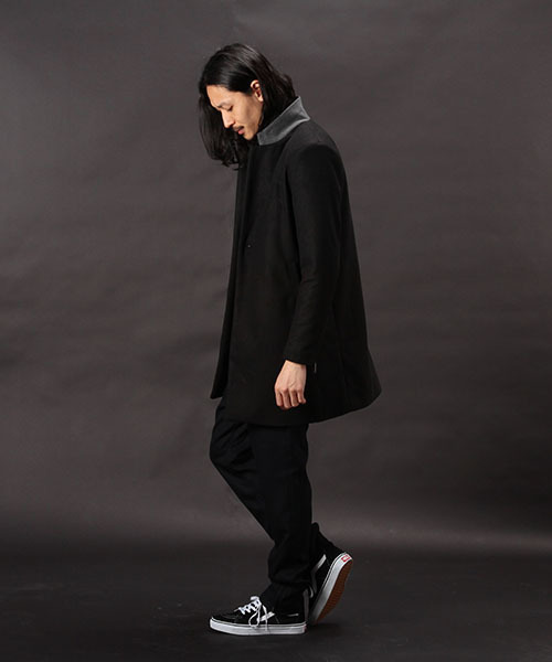 CIAOPANIC（チャオパニック）の「《WEB限定》【1 to 10 people】メルトンチェスターコート（チェスターコート・メンズ・ブラック/ネイビー/キャメル・LARGE/MEDIUM/SMALL）」の9枚目の写真