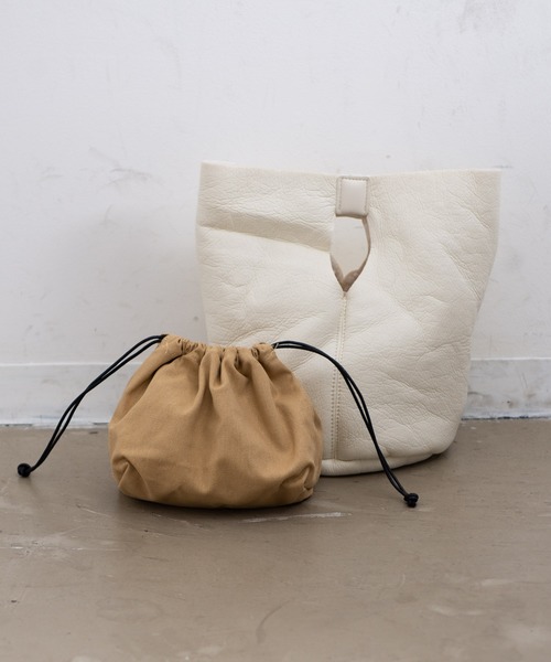 Aunt Marie's（アントマリーズ）の「AUNT MARIE'S フェイクムートン ミニトートバッグ（トートバッグ・レディース・ブラウン/ブラック/ホワイト・FREE）」の12枚目の写真