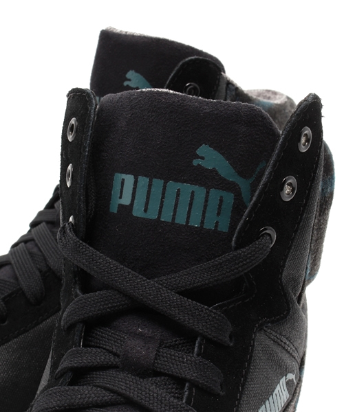 PUMA（プーマ）の「プーマビッキー ウェッジ チェッカー （WOMEN) - modern sports（スニーカー・レディース・ブラック・23cm/25.5cm/23.5cm/22.5cm/24.5cm/24cm/25cm）」の2枚目の写真