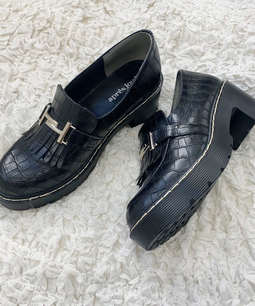 apres jour（アプレジュール）の「厚底ビットローファー【ZOZOTOWN限定アイテム】（パンプス・レディース・ブラック/ダークブラウン/モカ・LARGE/X-LARGE/SMALL/MEDIUM）」の5枚目の写真