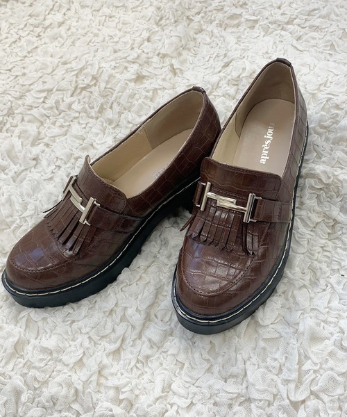 apres jour（アプレジュール）の「厚底ビットローファー【ZOZOTOWN限定アイテム】（パンプス・レディース・ブラック/ダークブラウン/モカ・LARGE/X-LARGE/SMALL/MEDIUM）」の6枚目の写真