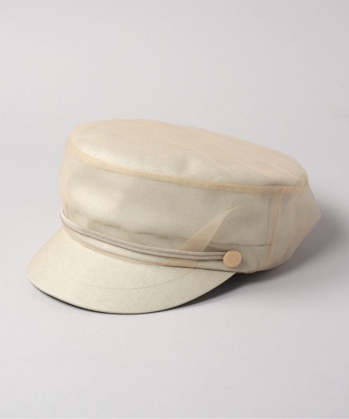 CA4LA（カシラ）の「M CHIC（キャスケット・レディース・ブラック/ベージュ/ブラウン/ベージュ系その他2・ONESIZE）」の4枚目の写真