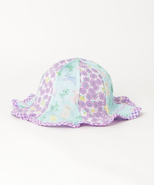 fafa（フェフェ）の「TRUDELL | チューリップハット（ハット・キッズ・ミント・S/M）」の2枚目の写真