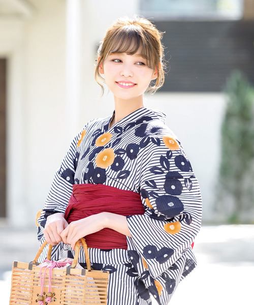 選べるレディース浴衣2点セット 浴衣 帯 Bonheur Saisons ボヌールセゾン のファッション Unn Z3 Brand954ok He1 Saisons ボヌールセゾン 浴衣 水着 着物 浴衣 浴衣 Bonheur ランキング上位のプレゼント