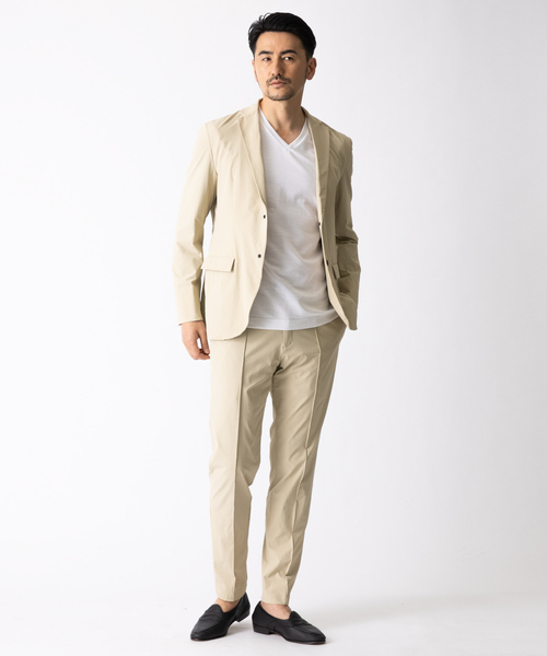DESIGNWORKS(デザインワークス)の「パッカブル4WAYストレッチパンツ(スラックス・メンズ・ブラック/ベージュ・44/48/50/46)」の16枚目の写真