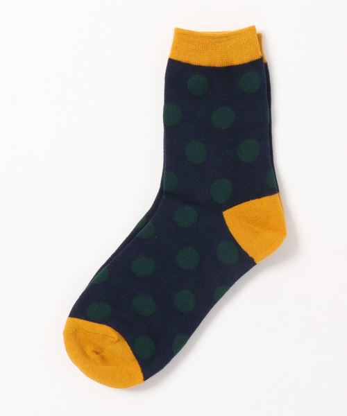 Fun & Daily（ファンアンドデイリー）の「F&D : カラードットソックス（ソックス/靴下・レディース・ホワイト/ブラック/グリーン/ネイビー/レッド/マスタード・FREE）」の13枚目の写真