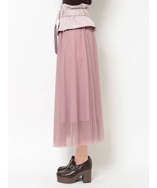 dazzlin(ダズリン)の「コルセットチュールスカート(スカート・レディース・パープル/ブラウン/オフホワイト・FREE)」の20枚目の写真