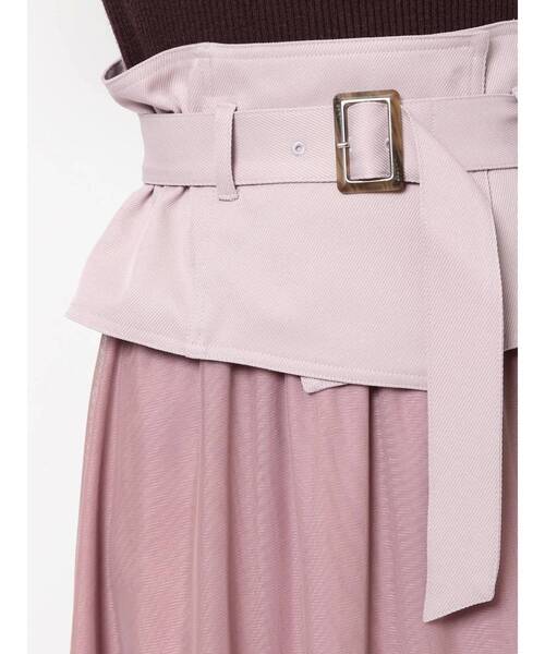 dazzlin(ダズリン)の「コルセットチュールスカート(スカート・レディース・パープル/ブラウン/オフホワイト・FREE)」の18枚目の写真