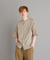 Steven Alan | ＜Steven Alan＞ RYN/TWL BOX BAND COLLAR SHIRT-BOLD/シャツ(シャツ/ブラウス)