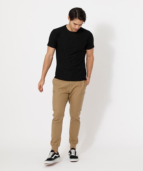 AZUL by moussy（アズールバイマウジー）の「SLAB PILE TEE/スラブパイルTシャツ（Tシャツ/カットソー・メンズ・ホワイト/ブラック/杢グレー・SMALL/MEDIUM/LARGE/X-LARGE/X-SMALL）」の18枚目の写真