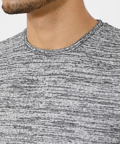 AZUL by moussy（アズールバイマウジー）の「SLAB PILE TEE/スラブパイルTシャツ（Tシャツ/カットソー・メンズ・ホワイト/ブラック/杢グレー・SMALL/MEDIUM/LARGE/X-LARGE/X-SMALL）」の6枚目の写真